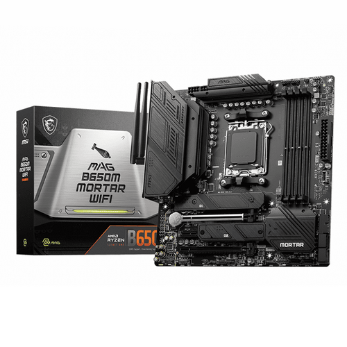 MSI AMD MAG B650M MORTAR WIFI mATX AM5 Motherboard