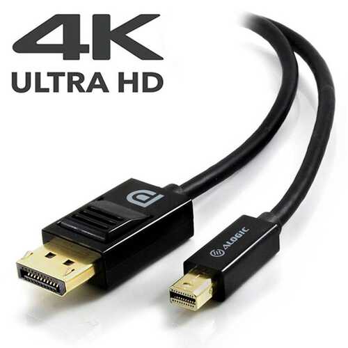 ALOGIC Mini DisplayPort to DisplayPort Cable Ver 1.2 4K support 1m