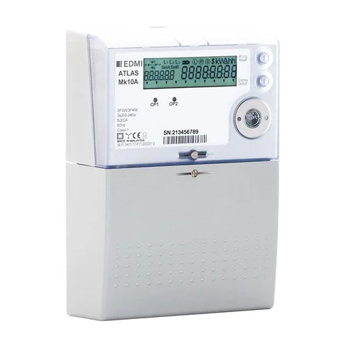 EDMI Atlas MK10A Smart Meter - Current Transformer (CT) Operated