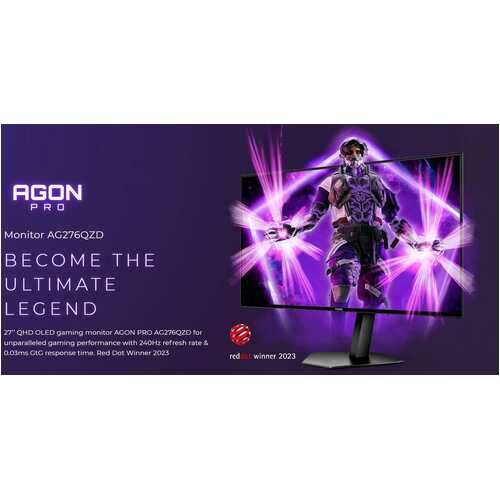 AGON AG276QZD 27" Editor's Choice OLED Blazing 240Hz Monitor