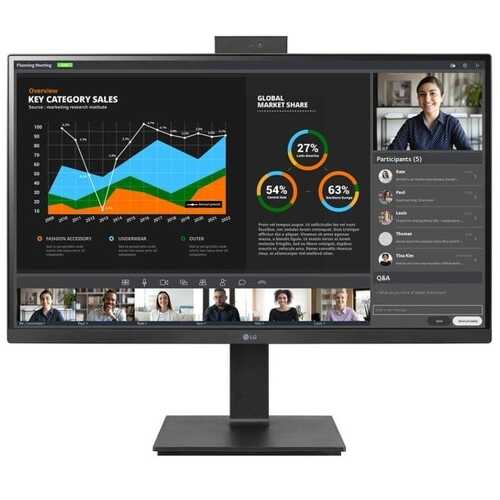 LG 27BQ75QC-B 27" IPS QHD Pivot Monitor