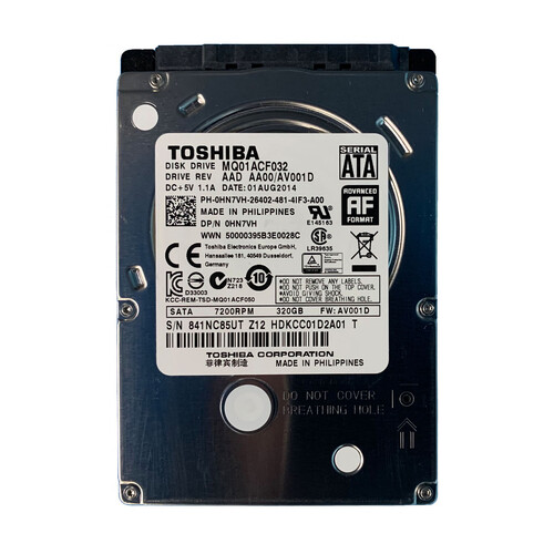 Toshiba MQ01ACF032 320 GB 2.5" Internal SATA HDD x 5 Units