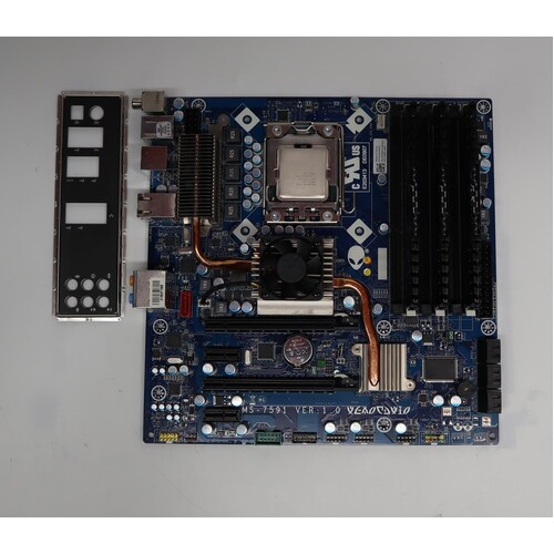 Dell Alienware Aurora R1 Motherboard MS-7591 w/Core i7-920 CPU, 12GB RAM