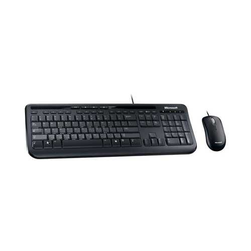 Microsoft Wired 600 Desktop (1576) Keyboard & Mouse Combo