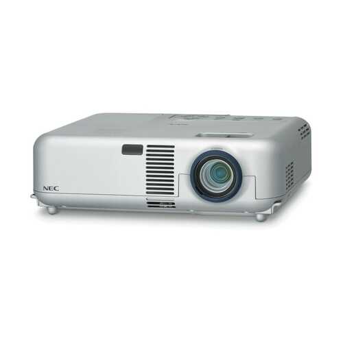 NEC VT660K XGA 1024 x 768 Projector VGA Composite S-Video 2000 Lumens - w/Accessories, Used