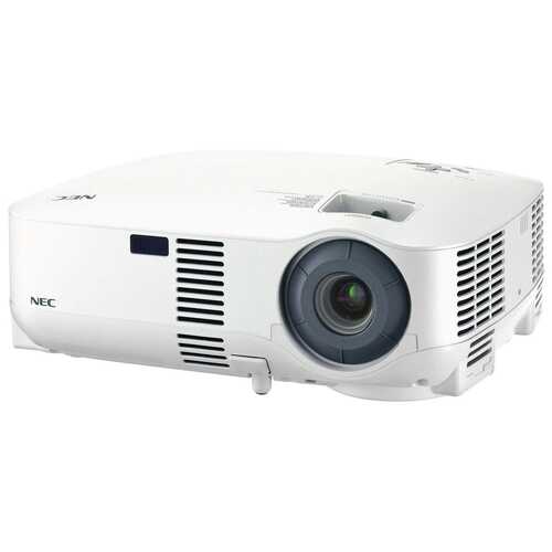 NEC VT695 XGA 1024 x 768 Projector DVI VGA Composite S-Video 2500 Lumens - Used w/Accessories