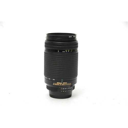 Nikon AF NIKKOR 70-300mm 1:4-5.6D ED Camera Lens w/HB-15 Hood, Hoya UV(O) Filter