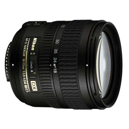 Nikon AF-S DX NIKKOR 18-70mm 1:3.5-4.5G ED Camera Lens w/UV Filter
