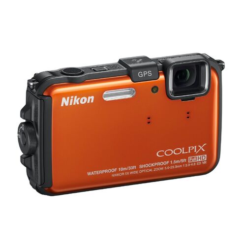 Nikon Coolpix AW100 16MP FHD Digital Camera - No Charger or Battery