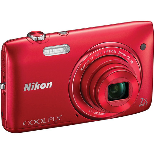 Nikon COOLPIX S3500 20MP Digital Compact Camera - Used