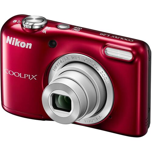 Nikon Coolpix L29 16MP Digital Camera Red