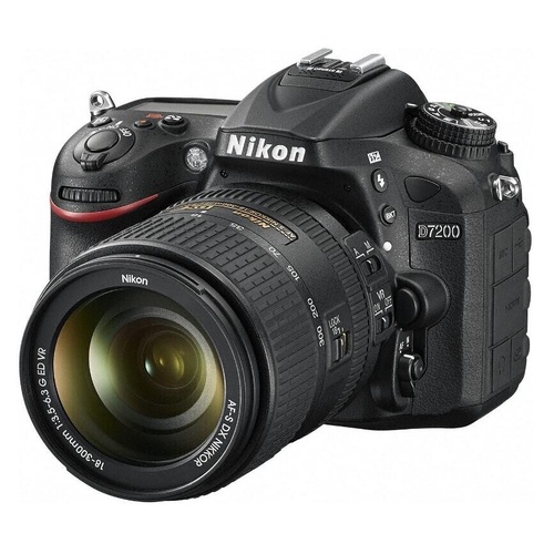 Nikon D7200 DSLR 24.1MP Digital Camera w/ Accessories