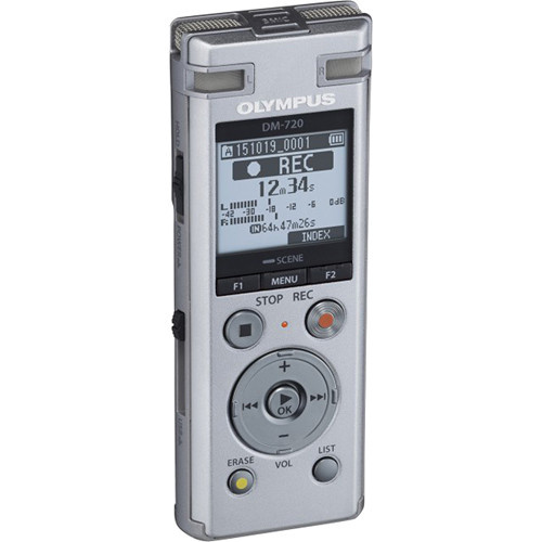 Olympus DM-720 24-bit Portable Digital Voice Recorder - Used