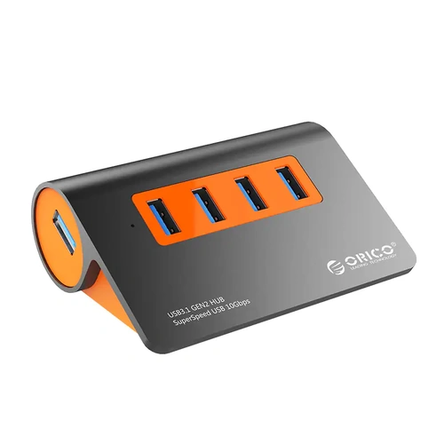 Orico 4-Port Powered USB 3.1 Gen2 Aluminum Hub