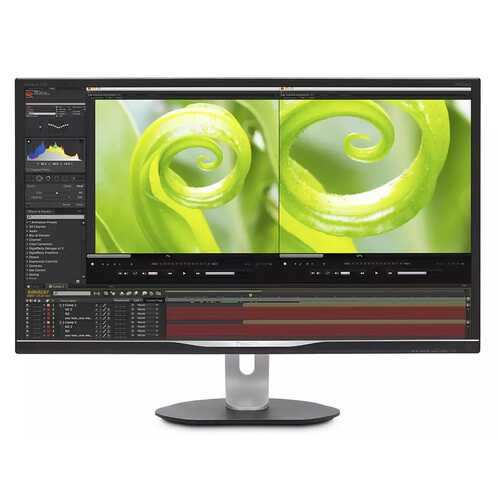Philips 328P6V 32" 4K LCD Monitor 3840 x 2160 HDMI DP VGA DVI