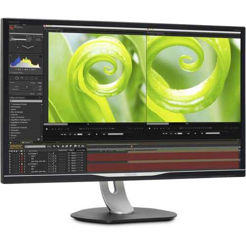Philips 328P6V 32" 4K LCD Monitor 3840 x 2160 HDMI DP VGA DVI