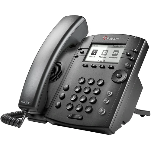 Polycom VVX 301 Gigabit PoE 6-Line IP Phone