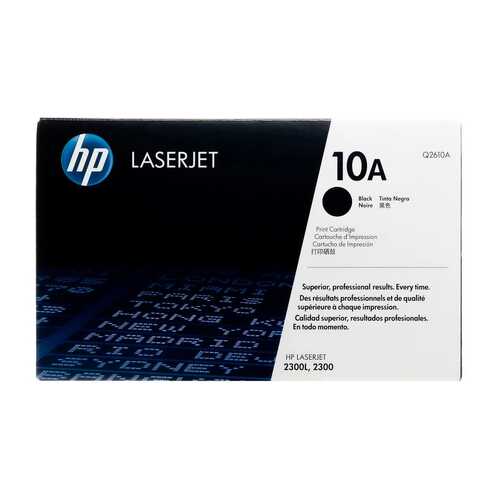 Genuine HP 10A Black Toner Cartridge Q2610A LaserJet 2300L, 2300