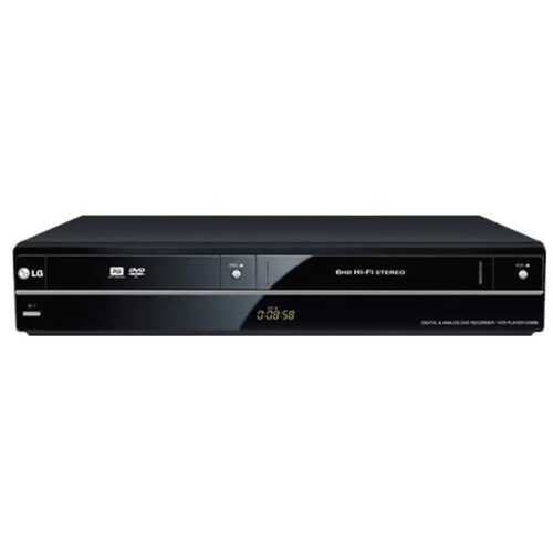 LG RC689D DVD Recorder & VHS Combo Player with SD Tuner - No Remote