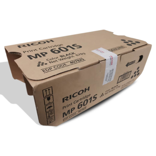 Genuine Ricoh Black Toner Print Cartridge 407825 MP 601S - New
