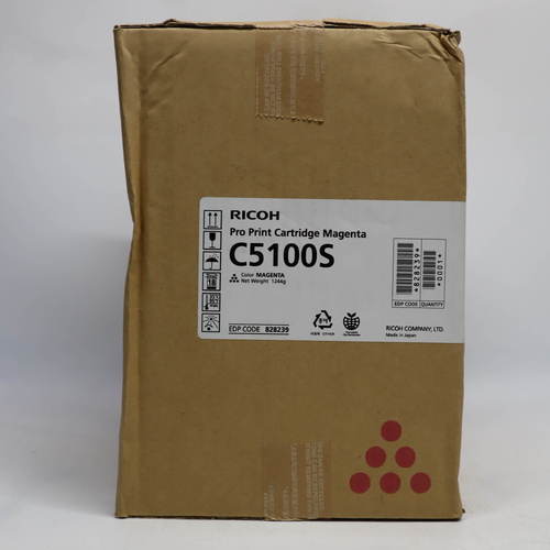 Genuine Ricoh Black Toner Print Cartridge 828239 for Pro C5100S