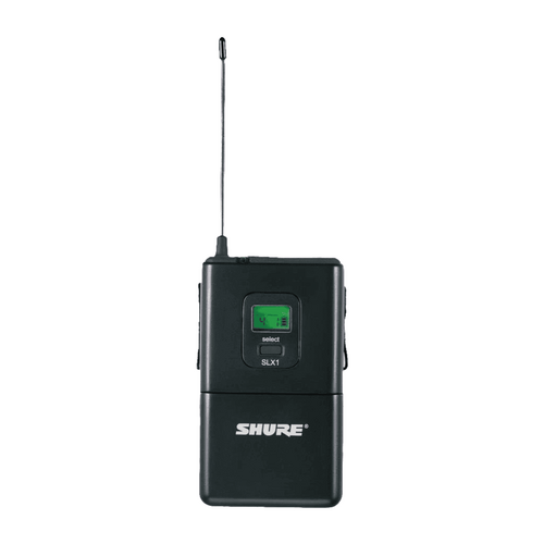 Shure SLX1 Wireless Bodypack Transmitter H5 518-542MHz w/ Lavalier Microphone