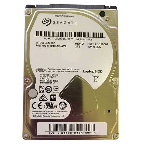 Seagate ST2000LM003 2TB 2.5" Internal SATA HDD