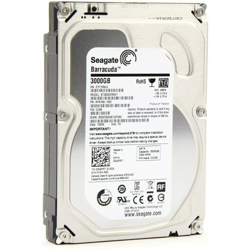 Seagate ST3000DM001 3TB 3.5" Internal SATA HDD Hard Disk Drive