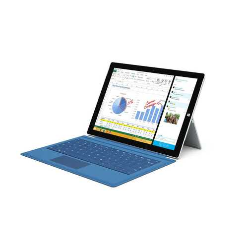 Microsoft Surface Pro 3 12" Intel i5 4300U 1.90GHz 4GB RAM 128GB SSD Tablet + Keyboard NO OS - B Grade