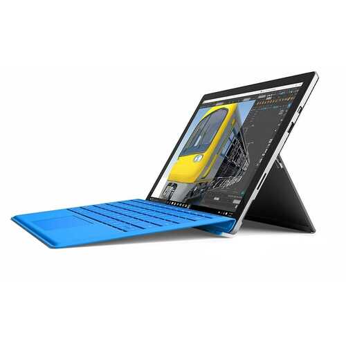 Microsoft Surface Pro 4 12.3" Tablet Intel Core i5-6300U 2.40GHz 4GB RAM 128GB SSD Windows 10 + Keyboard Case