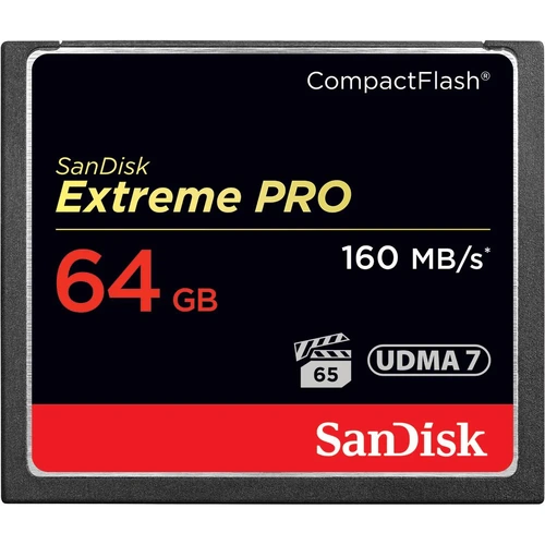 SanDisk Extreme Pro 64GB CompactFlash Memory Card - New
