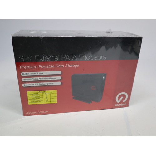 Shintaro 3.5" External Hard Disk Drive Enclosure IDE HDD to USB