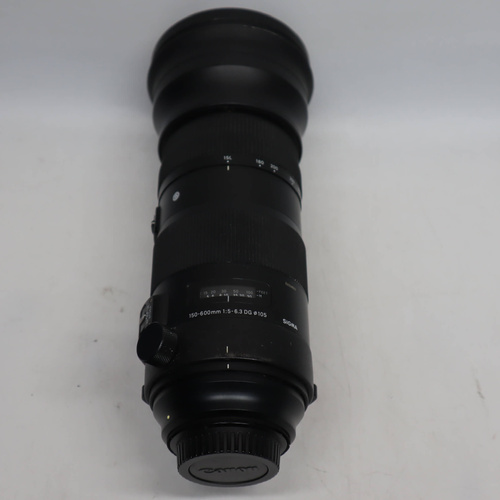 For Parts - Sigma 150-600mm f/5-6.3 DG DN OS HSM Sports Lens for Canon EF-Mount - 105mm Filter Size