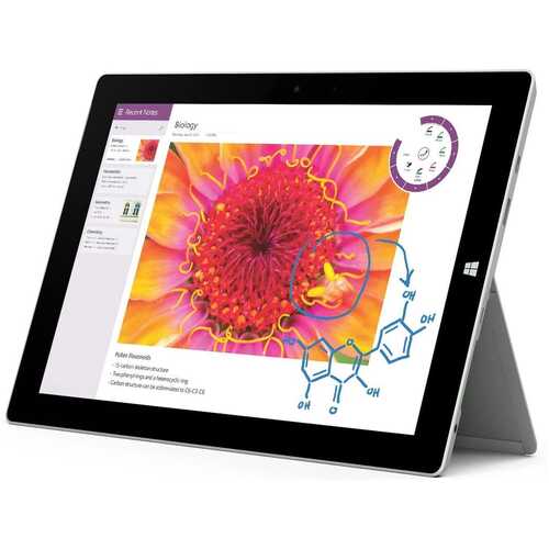 Microsoft Surface 3 Tablet 10.8" Atom z8700 1.60Ghz 4GB RAM 64GB SSD Windows 10