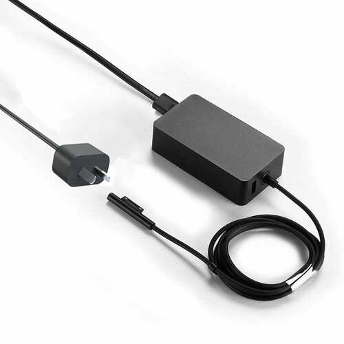 Microsoft Surface Pro 65w Adapter for Surface 3 4 5 Surface Book with USB 1706