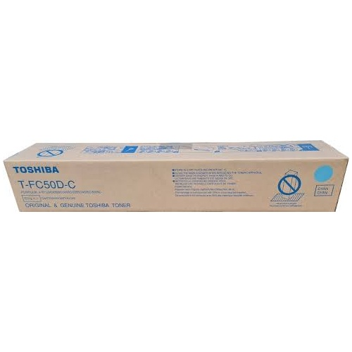 Genuine Toshiba T-FC50D-C Cyan Toner Cartridge for e-Studio 2555c