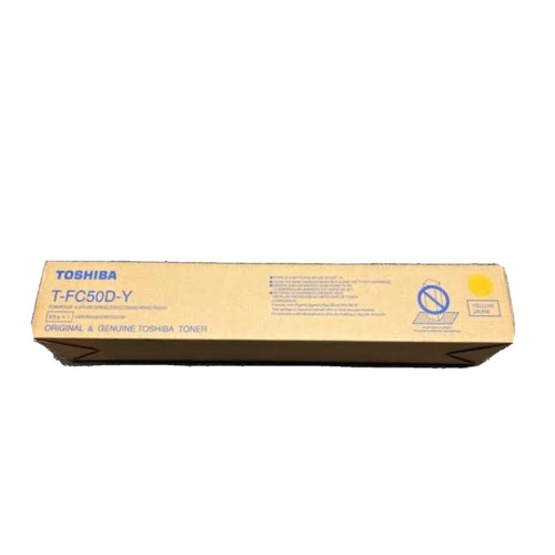 Genuine Toshiba T-FC50D-Y Yellow Toner Cartridge for e-Studio 2555c