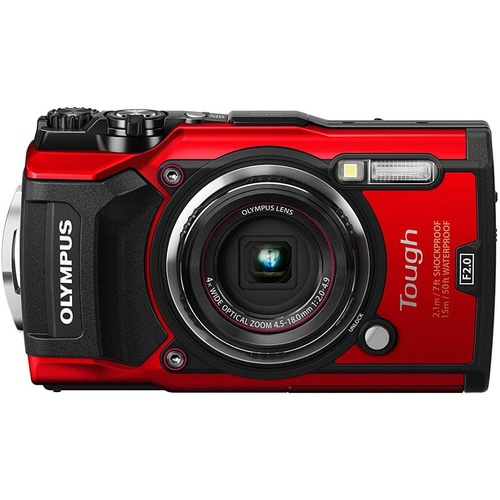 Olympus OM System TG-6 4K Underwater Camera Red - Used