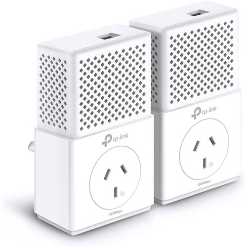 TP-Link TL-PA7010P AV1000 Gigabit Passthrough Powerline Adapter