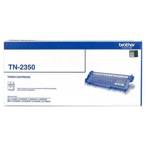 Brother Genuine TN-2350 Black High Yield Toner Cartridge