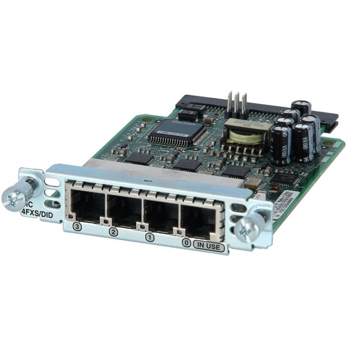 Cisco VIC-4FXS/DID Four-port FXS Voice/Fax Interface Card