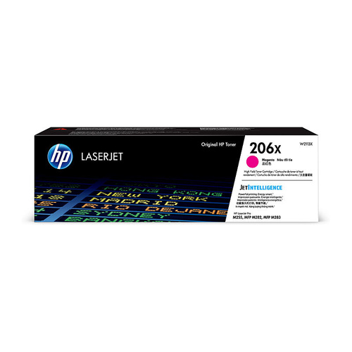 HP 206X High Yield Magenta Original LaserJet Toner Cartridge