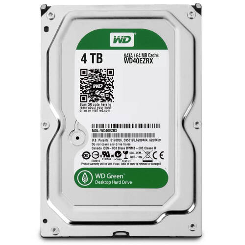 Western Digital Green 4TB 3.5" SATA Internal Hard Drive HDD WD40EZRX