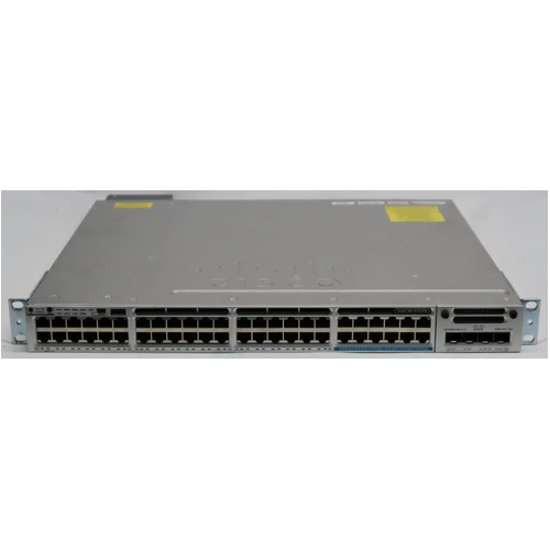 Cisco WS-C3850-12X48U-E 48-Port UPoE 12x MultiGig Switch w/C3850-NM-2-10G Network Module
