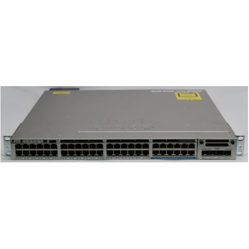 Cisco WS-C3850-12X48U-S 48-Port UPoE 12x MultiGig Switch w/C3850-NM-4-1G Network Module