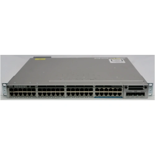 Cisco WS-C3850-12X48UW-S 48-Port UPoE 12x MultiGig Switch w/C3850-NM-4-1G Network Module
