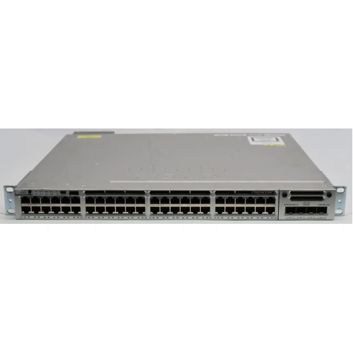 Cisco WS-C3850-48U-L 48-Port POE+ Gigabit Managed Switch w/C3850-NM-4-10G Network Module