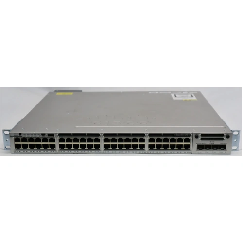 Cisco WS-C3850-48U-L 48-Port POE+ Gigabit Managed Switch w/C3850-NM-4-1G Network Module