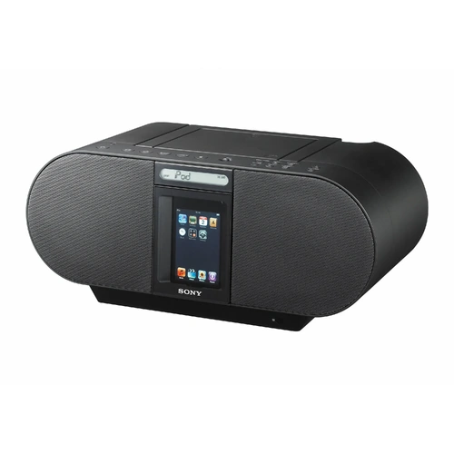 Sony ZS-S4iP CD Player iPod/iPhone Dock AM/FM Radio - No Remote