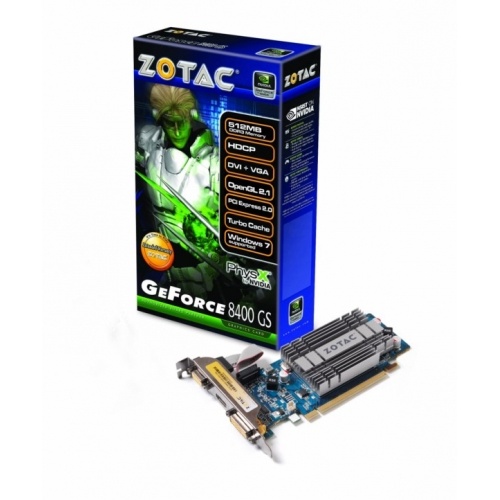 Zotac NVIDIA GeForce 8400 GS 512MB DDR2 Low Profile